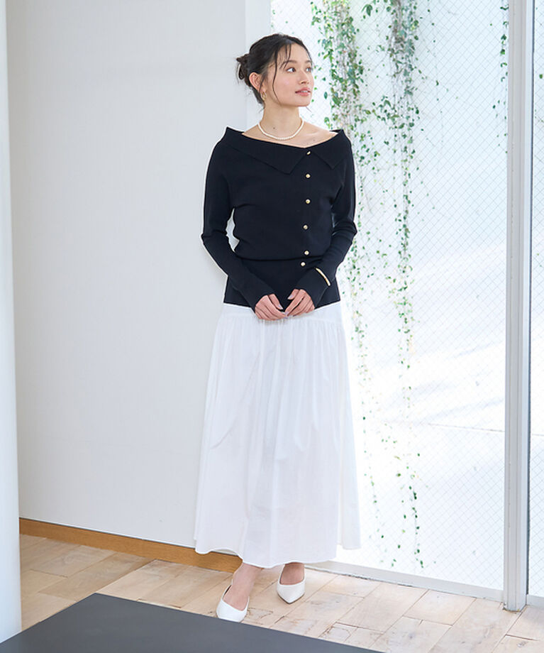 Rouge vif「オフショルレディニットプルオバー」|ニット・セーター|