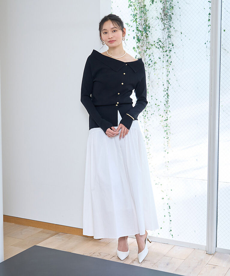 Rouge vif「オフショルレディニットプルオバー」|ニット・セーター|