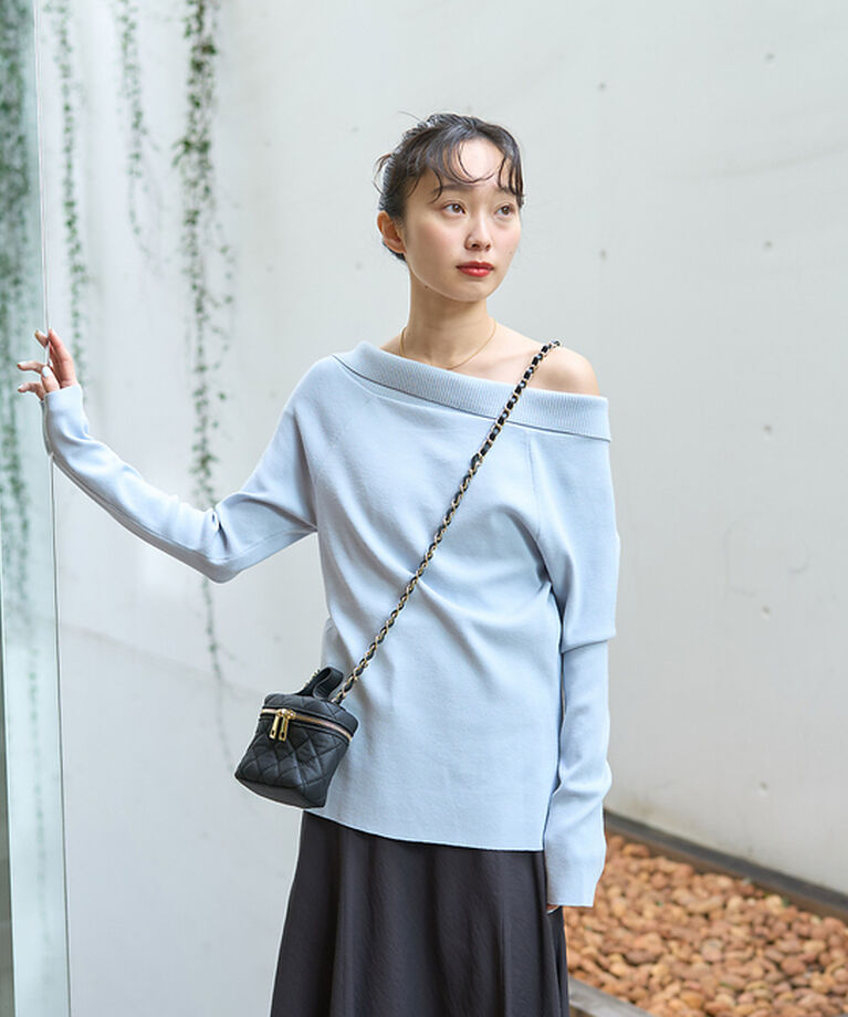 Rouge vif「オフショルレディニットプルオバー」|ニット・セーター|