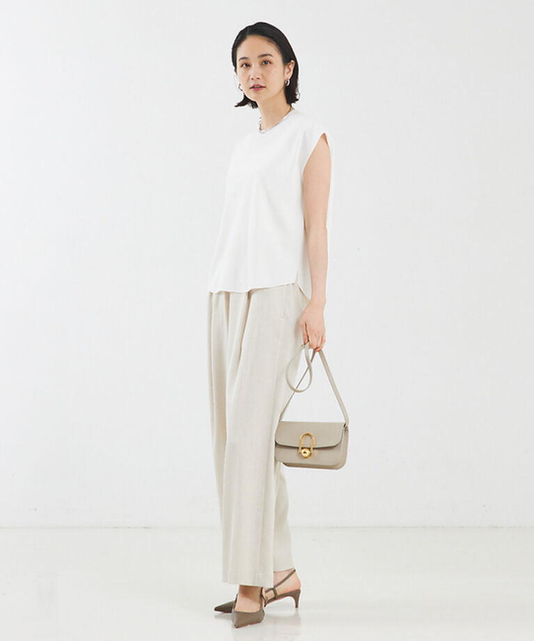 qualite「【セットアップ対応】リネンライクワイドパンツ」|その他|
