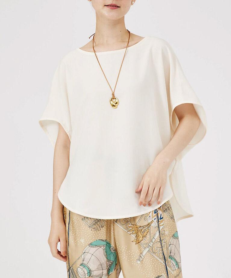 qualite「クールシアープルオーバー」|Tシャツ・カットソー|アイボリー