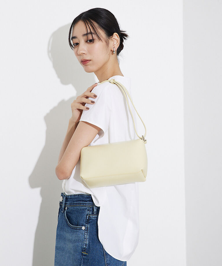 qualite「ハイネックフレンチシャツ」|シャツ・ブラウス|