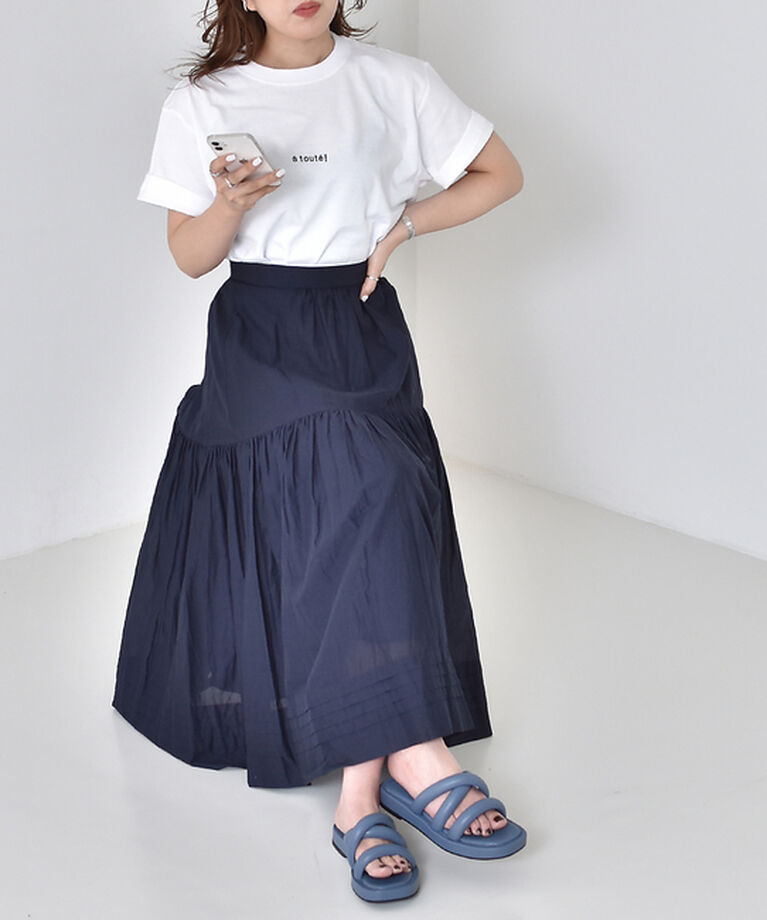 AU BANNISTER「【WEB限定】厚底 チューブ クッション フラット サンダル」|サンダル|