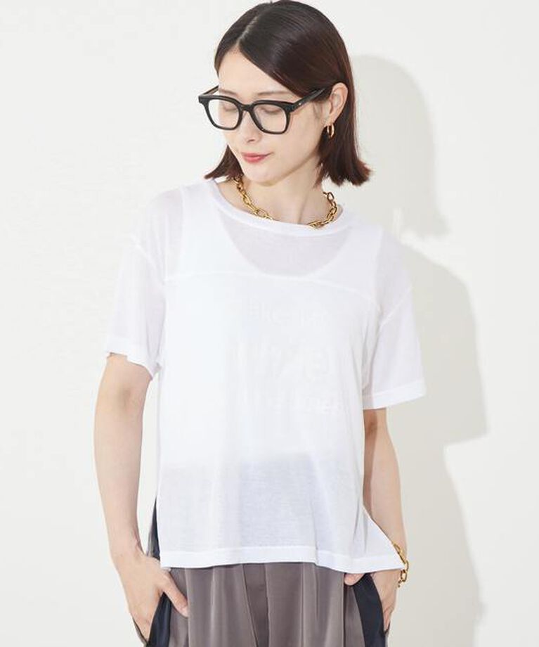 Soffitto「シアープリントTシャツ」|Tシャツ・カットソー|ホワイト