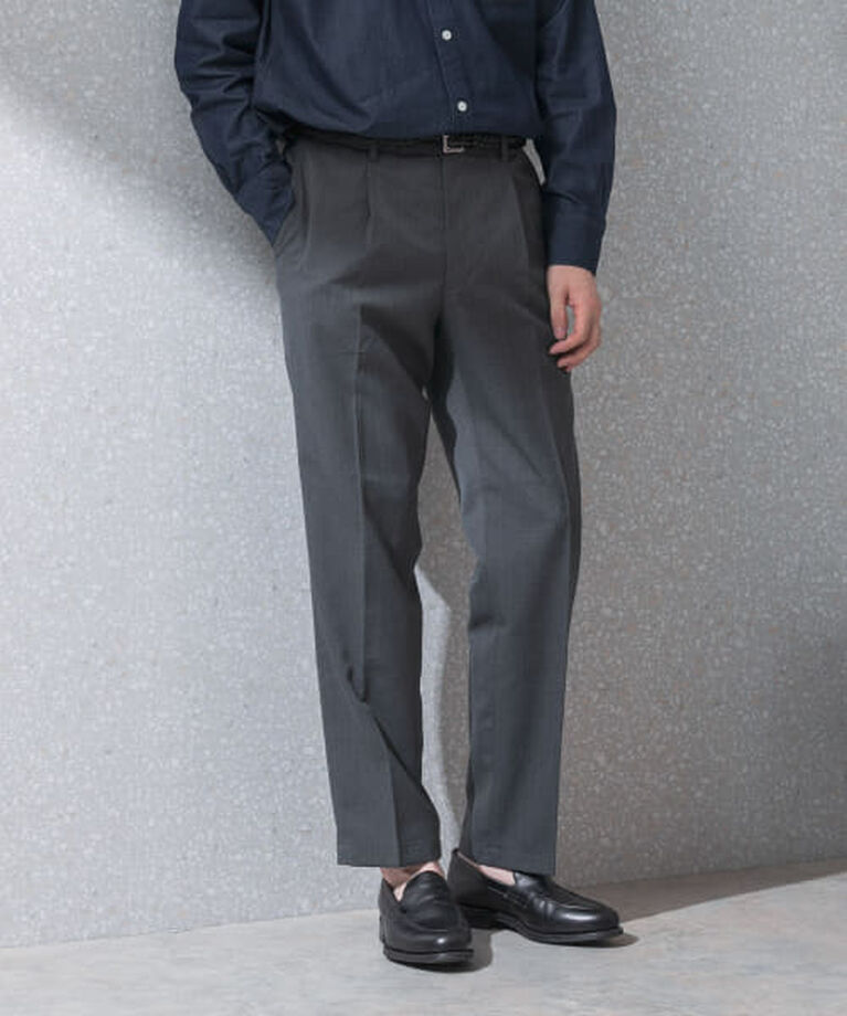URBAN RESEARCH DOORS「DOORS 『洗濯可/防シワ』LIFE STYLE TAILOR　クリアツイルウォッシャブルパンツ」|スラックス|GRAY
