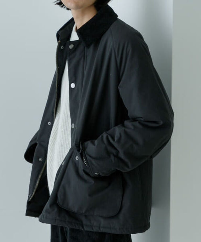 URBAN RESEARCH「UR URBAN RESEARCH iD　COTTON/NYLON TECH JACKET」|ダウン|BLACK