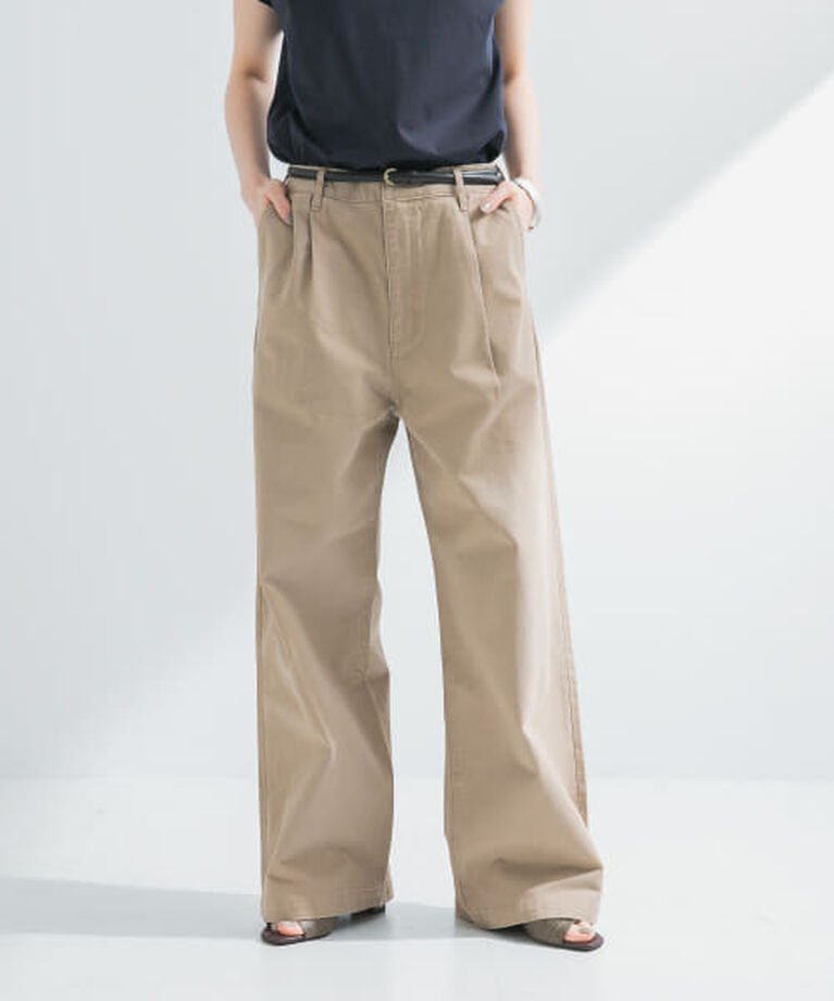 URBAN RESEARCH「UR new basic　タックワイドチノパンツ」|その他|