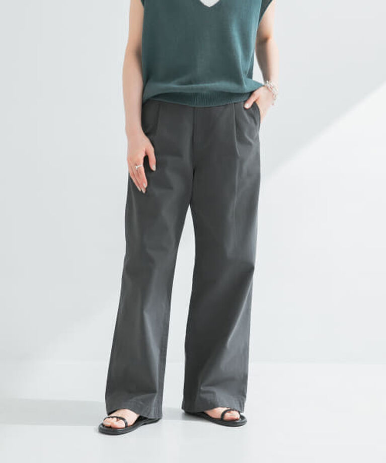 URBAN RESEARCH「UR new basic　タックワイドチノパンツ」|その他|B.GRAY