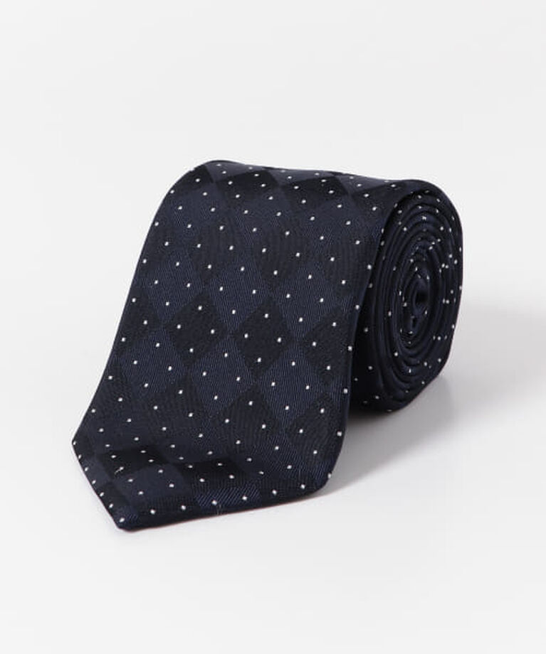URBAN RESEARCH DOORS「DOORS LIFE STYLE TAILOR　25SS国内タイドット1」|ネクタイ・蝶ネクタイ|01NAVY