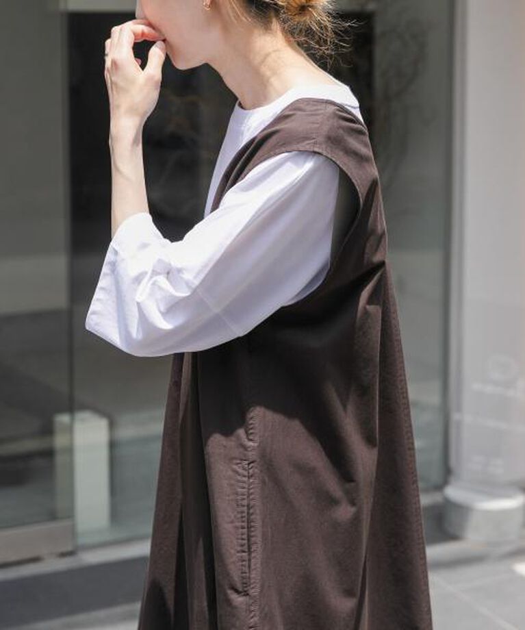 URBAN RESEARCH DOORS「DOORS FORK&SPOON　ハイツイストコットンワイドTシャツ」|Tシャツ・カットソー|