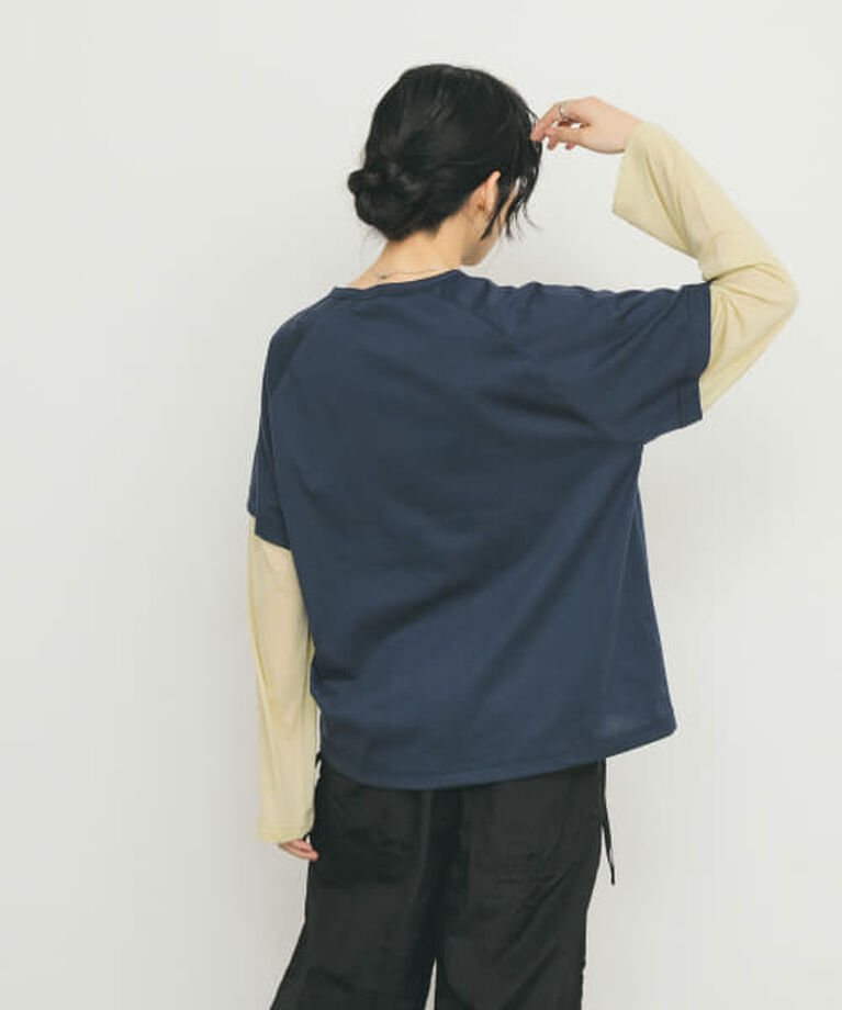  「KBF シアースイッチングラグランTEE」|Tシャツ・カットソー|