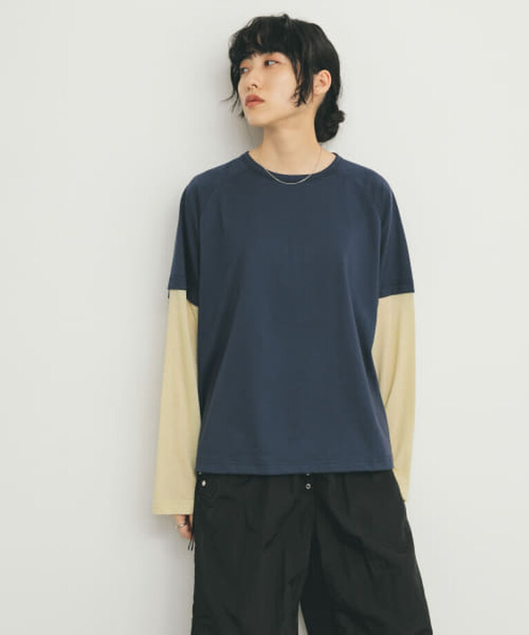 「KBF シアースイッチングラグランTEE」|Tシャツ・カットソー|