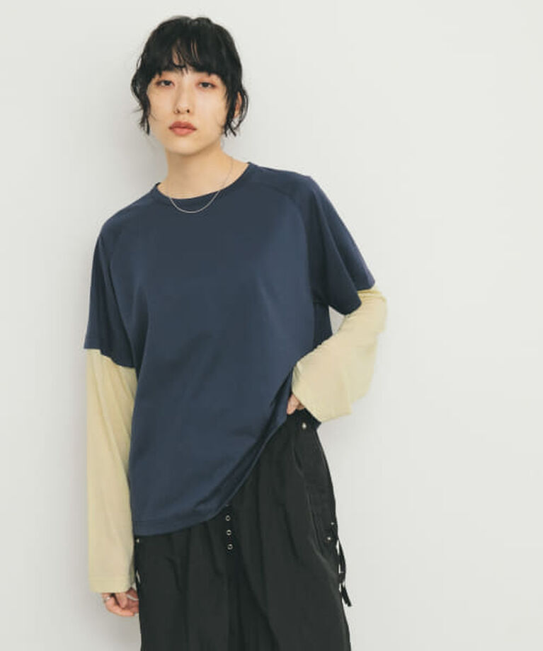  「KBF シアースイッチングラグランTEE」|Tシャツ・カットソー|
