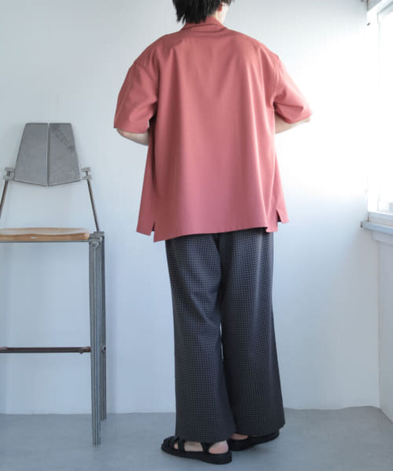 SENSE OF PLACE by URBAN RESEARCH「SENSE OF PLACE 『セットアップ対応』『イージーケア』チェックリネンライクボリュームワイドパンツ」|その他|