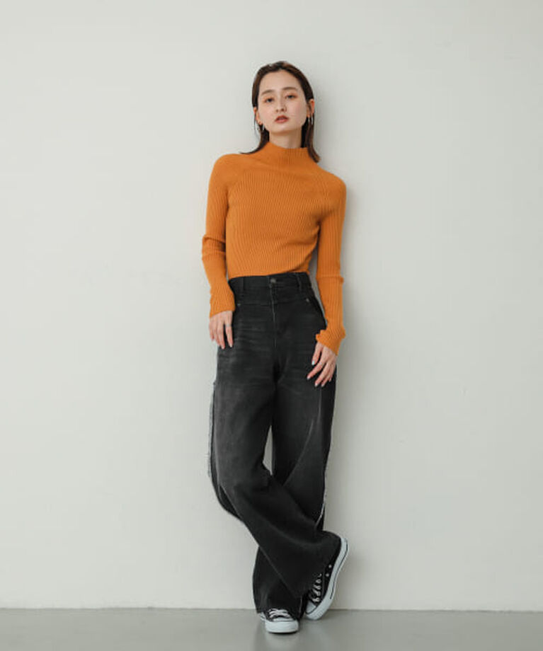 SENSE OF PLACE by URBAN RESEARCH「SENSE OF PLACE ストレッチリブハイネックセーター」|ニット・セーター|