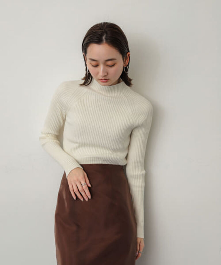 SENSE OF PLACE by URBAN RESEARCH「SENSE OF PLACE ストレッチリブハイネックセーター」|ニット・セーター|