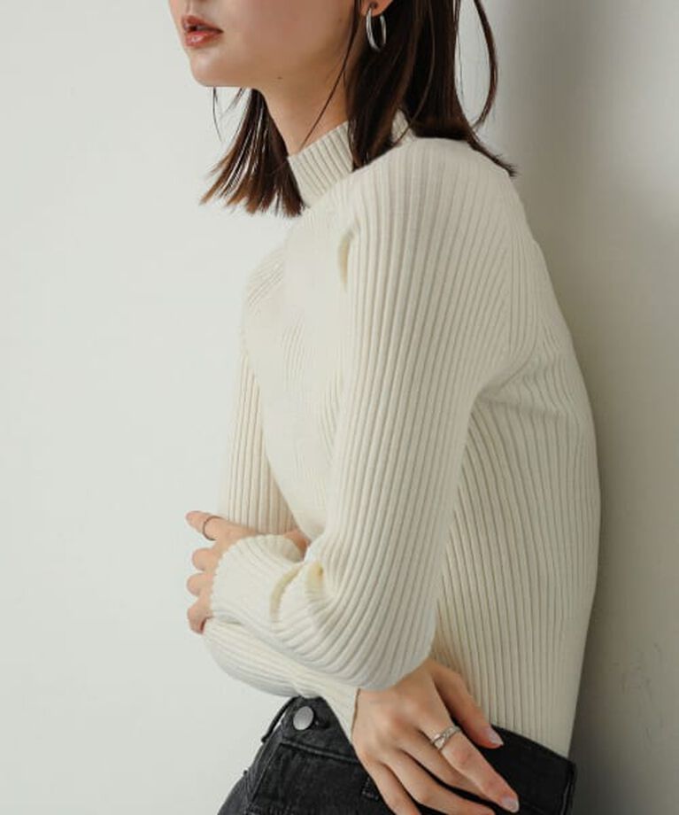 SENSE OF PLACE by URBAN RESEARCH「SENSE OF PLACE ストレッチリブハイネックセーター」|ニット・セーター|