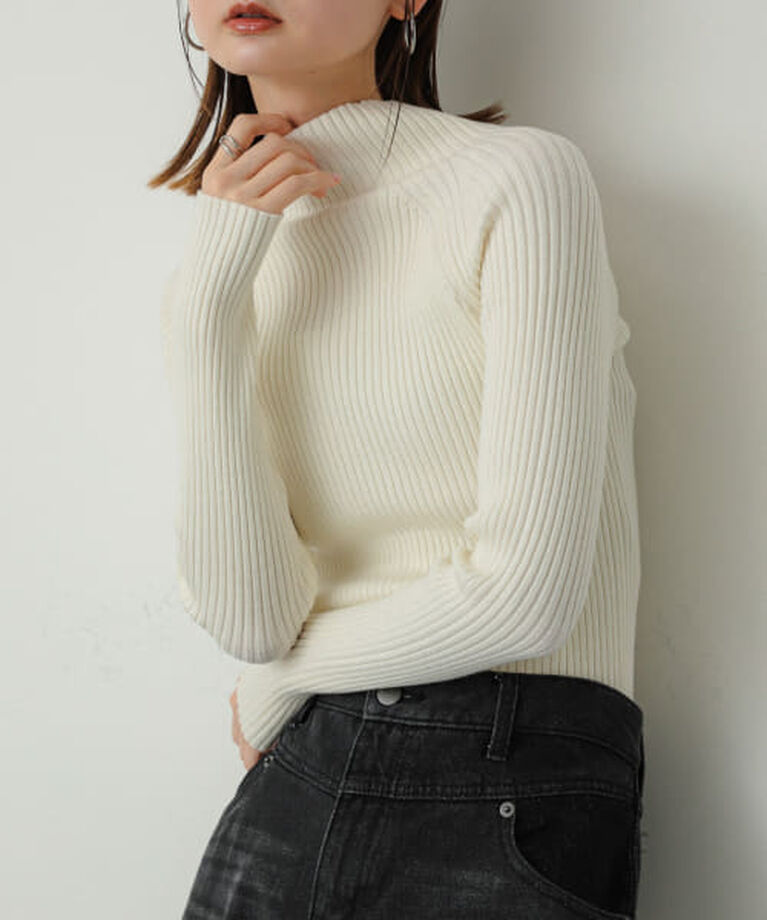 SENSE OF PLACE by URBAN RESEARCH「SENSE OF PLACE ストレッチリブハイネックセーター」|ニット・セーター|
