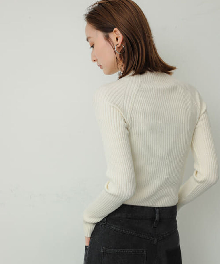 SENSE OF PLACE by URBAN RESEARCH「SENSE OF PLACE ストレッチリブハイネックセーター」|ニット・セーター|