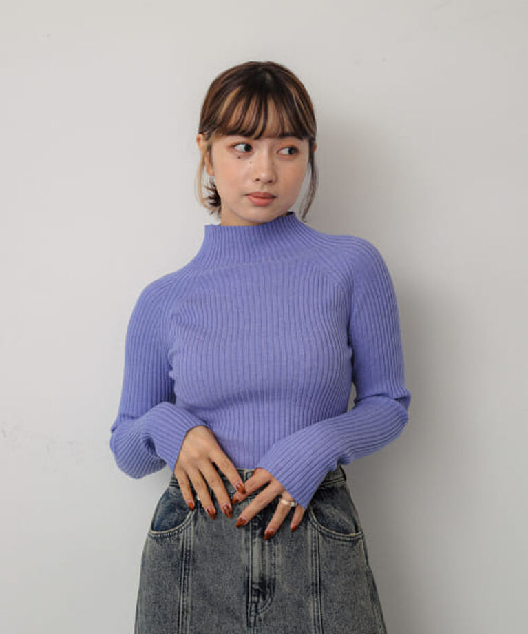 SENSE OF PLACE by URBAN RESEARCH「SENSE OF PLACE ストレッチリブハイネックセーター」|ニット・セーター|