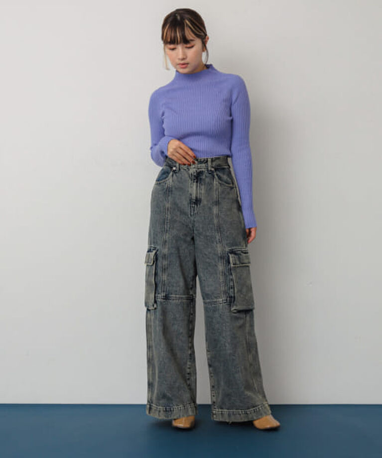 SENSE OF PLACE by URBAN RESEARCH「SENSE OF PLACE ストレッチリブハイネックセーター」|ニット・セーター|