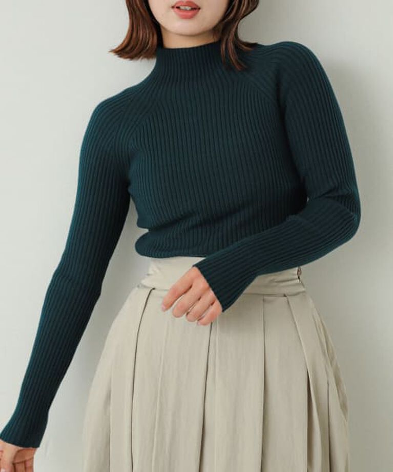 SENSE OF PLACE by URBAN RESEARCH「SENSE OF PLACE ストレッチリブハイネックセーター」|ニット・セーター|