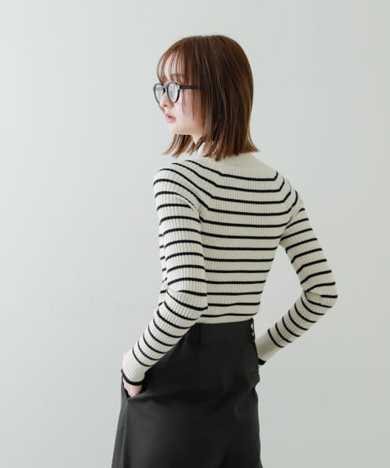SENSE OF PLACE by URBAN RESEARCH「SENSE OF PLACE ストレッチリブハイネックセーター」|ニット・セーター|