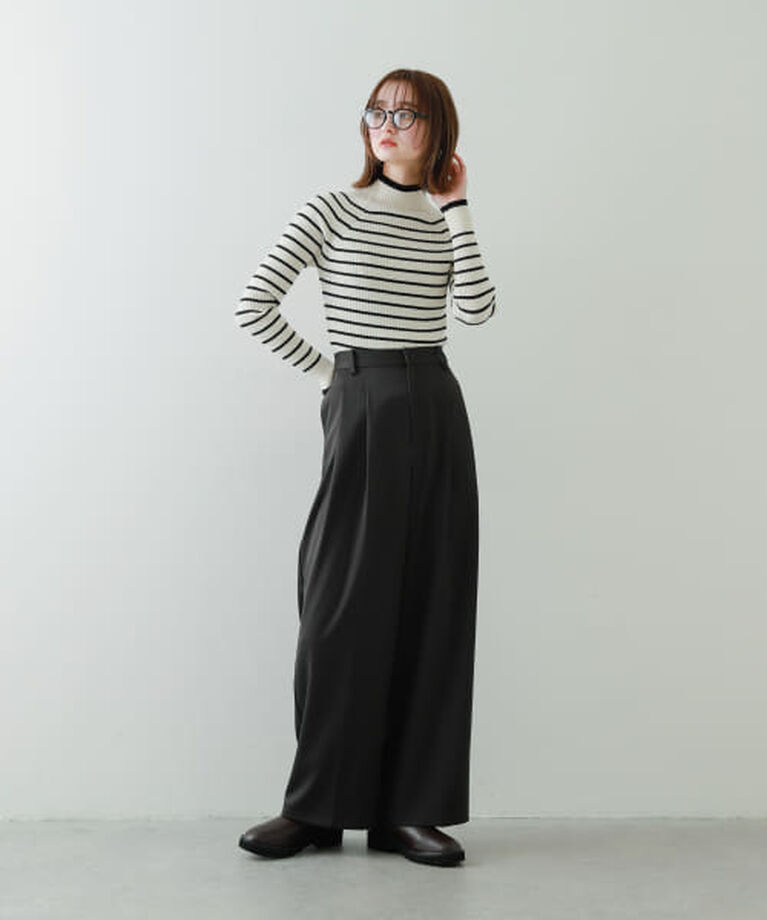 SENSE OF PLACE by URBAN RESEARCH「SENSE OF PLACE ストレッチリブハイネックセーター」|ニット・セーター|