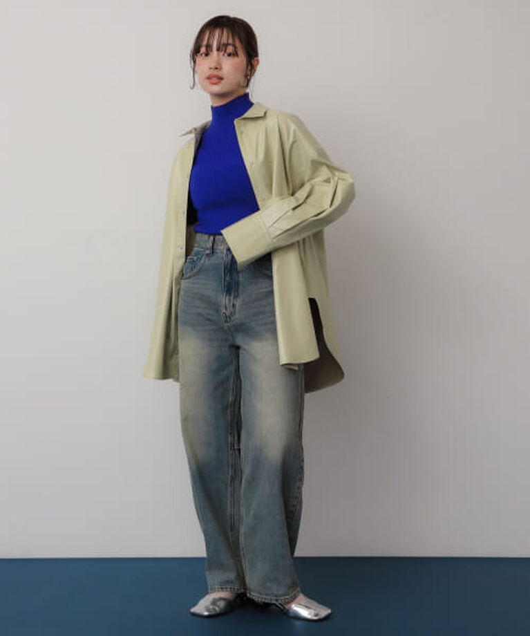 SENSE OF PLACE by URBAN RESEARCH「SENSE OF PLACE ストレッチリブハイネックセーター」|ニット・セーター|