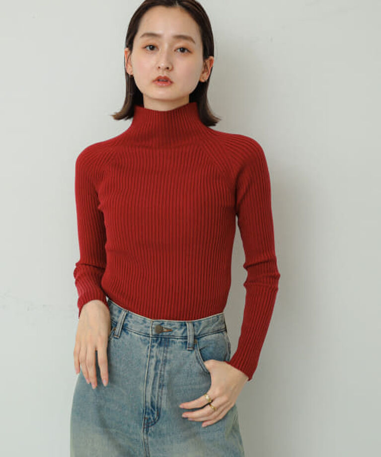 SENSE OF PLACE by URBAN RESEARCH「SENSE OF PLACE ストレッチリブハイネックセーター」|ニット・セーター|