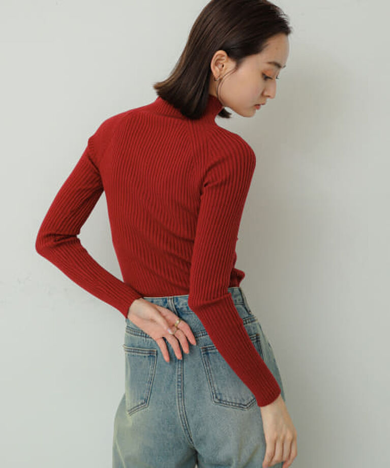 SENSE OF PLACE by URBAN RESEARCH「SENSE OF PLACE ストレッチリブハイネックセーター」|ニット・セーター|