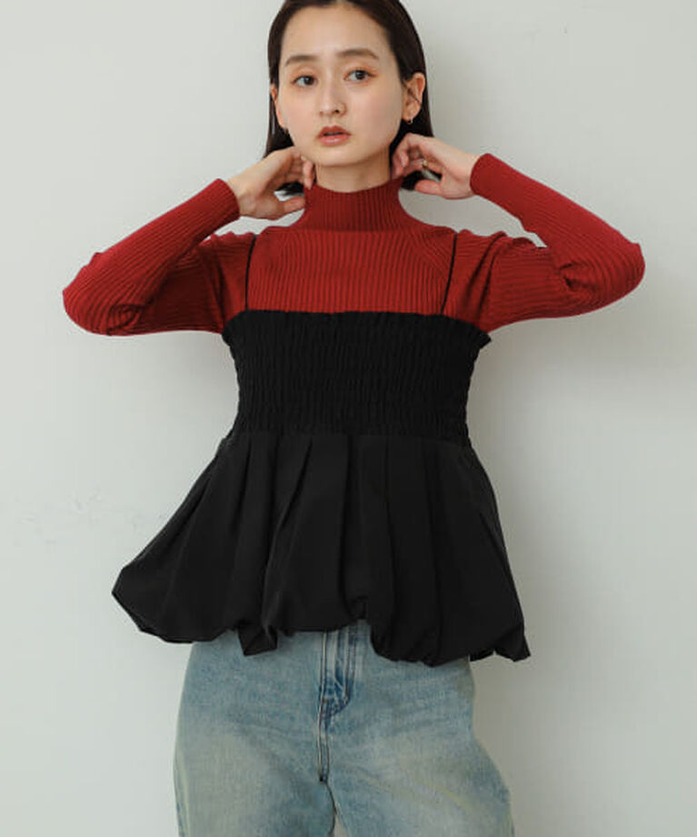 SENSE OF PLACE by URBAN RESEARCH「SENSE OF PLACE ストレッチリブハイネックセーター」|ニット・セーター|