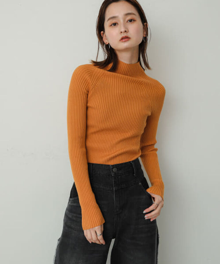 SENSE OF PLACE by URBAN RESEARCH「SENSE OF PLACE ストレッチリブハイネックセーター」|ニット・セーター|