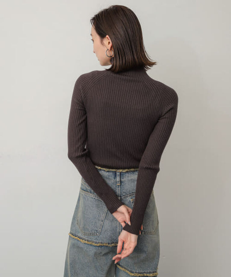 SENSE OF PLACE by URBAN RESEARCH「SENSE OF PLACE ストレッチリブハイネックセーター」|ニット・セーター|