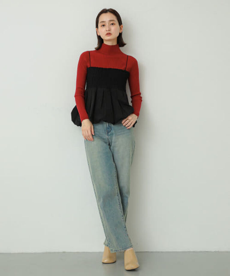 SENSE OF PLACE by URBAN RESEARCH「SENSE OF PLACE ストレッチリブハイネックセーター」|ニット・セーター|