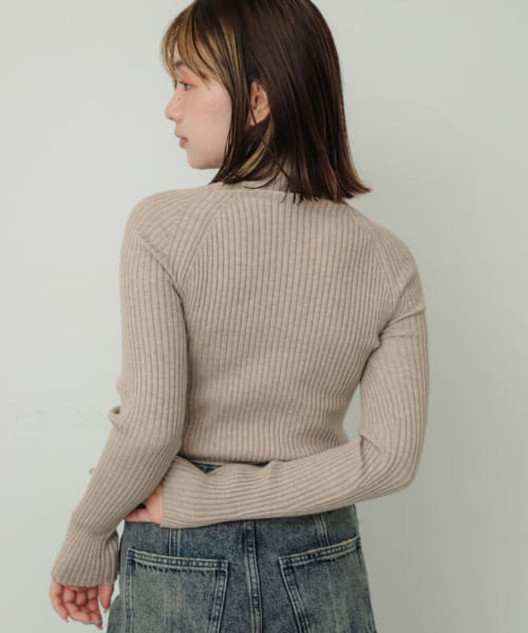 SENSE OF PLACE by URBAN RESEARCH「SENSE OF PLACE ストレッチリブハイネックセーター」|ニット・セーター|