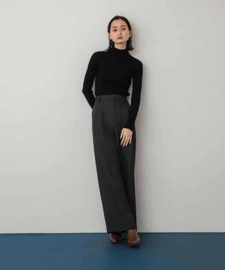 SENSE OF PLACE by URBAN RESEARCH「SENSE OF PLACE ストレッチリブハイネックセーター」|ニット・セーター|
