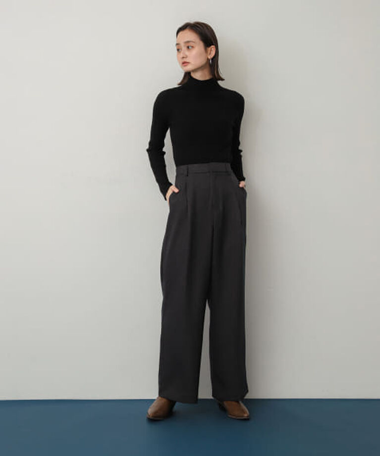 SENSE OF PLACE by URBAN RESEARCH「SENSE OF PLACE ストレッチリブハイネックセーター」|ニット・セーター|