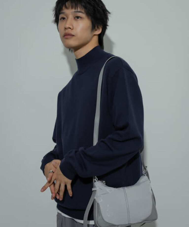 SENSE OF PLACE by URBAN RESEARCH「SENSE OF PLACE 『ユニセックス』『洗濯可』ストレッチモックネックニット」|ニット・セーター|
