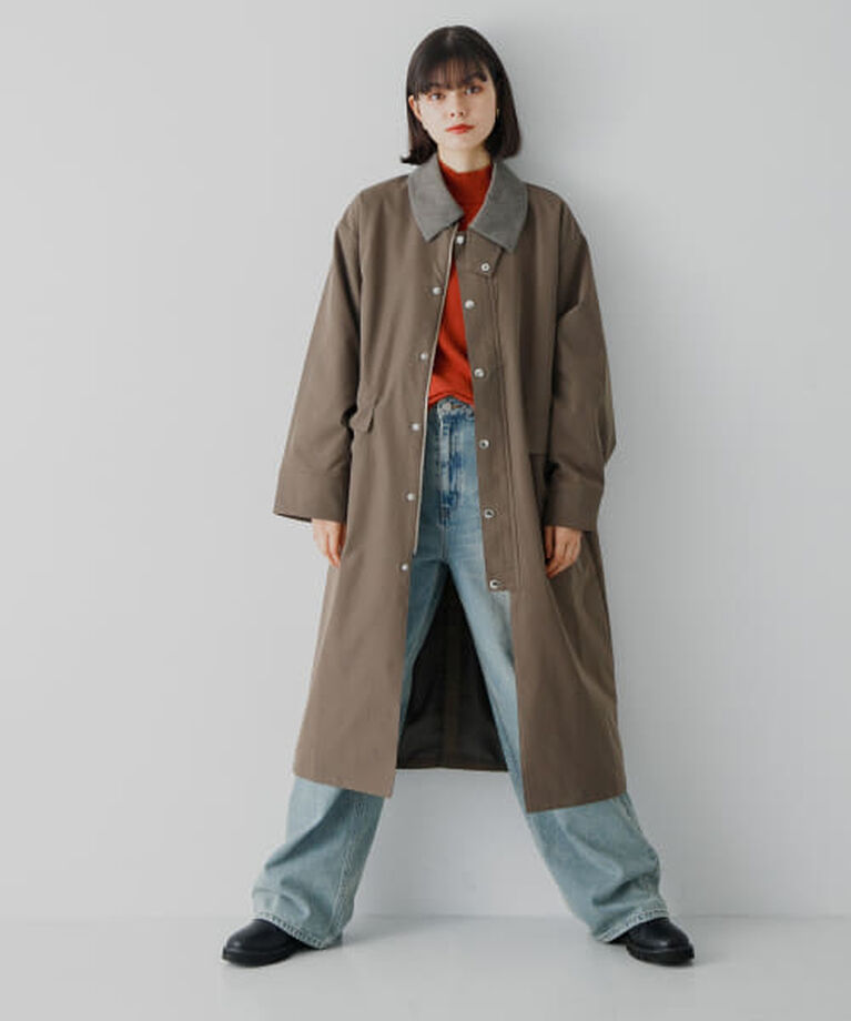 SENSE OF PLACE by URBAN RESEARCH「SENSE OF PLACE 『ユニセックス』『洗濯可』ストレッチモックネックニット」|ニット・セーター|