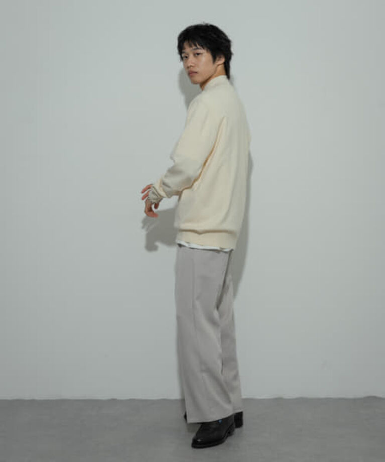 SENSE OF PLACE by URBAN RESEARCH「SENSE OF PLACE 『ユニセックス』『洗濯可』ストレッチモックネックニット」|ニット・セーター|