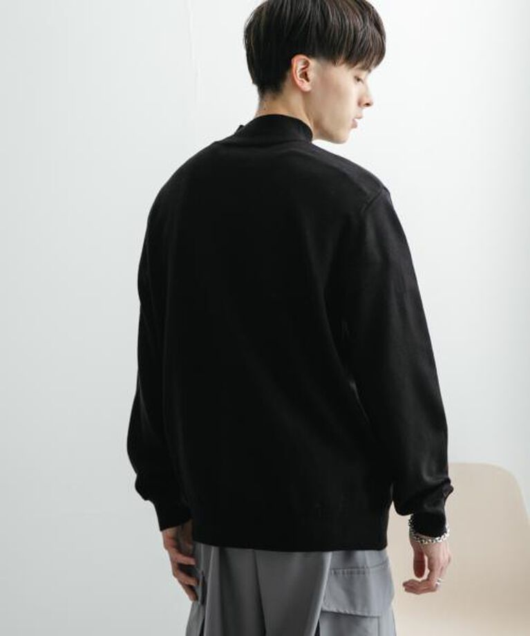 SENSE OF PLACE by URBAN RESEARCH「SENSE OF PLACE 『ユニセックス』『洗濯可』ストレッチモックネックニット」|ニット・セーター|
