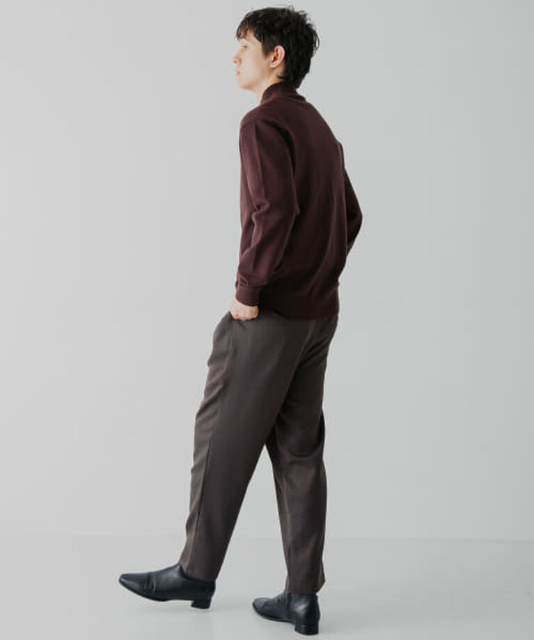 SENSE OF PLACE by URBAN RESEARCH「SENSE OF PLACE 『ユニセックス』『洗濯可』ストレッチモックネックニット」|ニット・セーター|