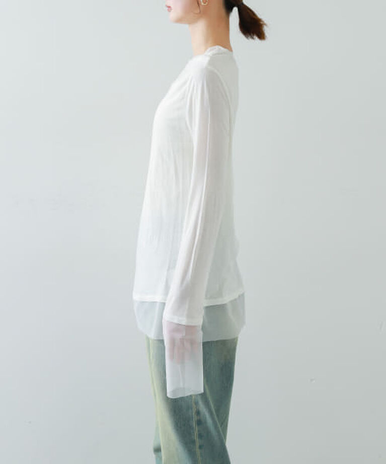 SENSE OF PLACE by URBAN RESEARCH「SENSE OF PLACE シアーレイヤードTシャツ」|Tシャツ・カットソー|