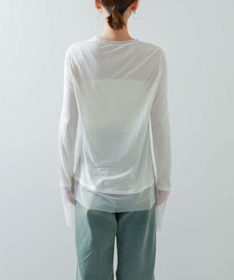 SENSE OF PLACE by URBAN RESEARCH「SENSE OF PLACE シアーレイヤードTシャツ」|Tシャツ・カットソー|
