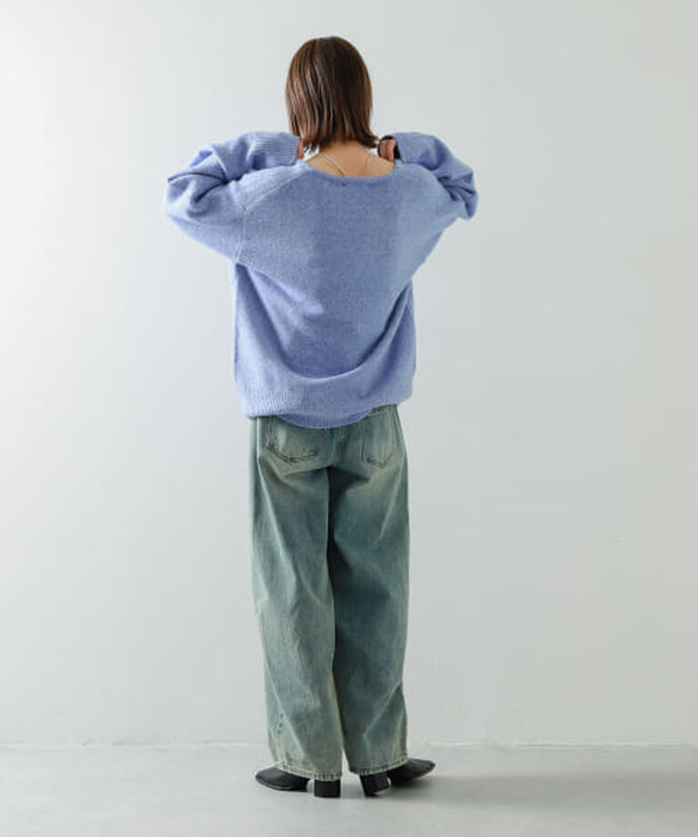 SENSE OF PLACE by URBAN RESEARCH「SENSE OF PLACE キーネックコクーンスリーブセーター」|ニット・セーター|