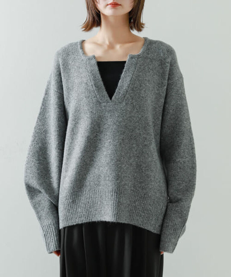 SENSE OF PLACE by URBAN RESEARCH「SENSE OF PLACE キーネックコクーンスリーブセーター」|ニット・セーター|