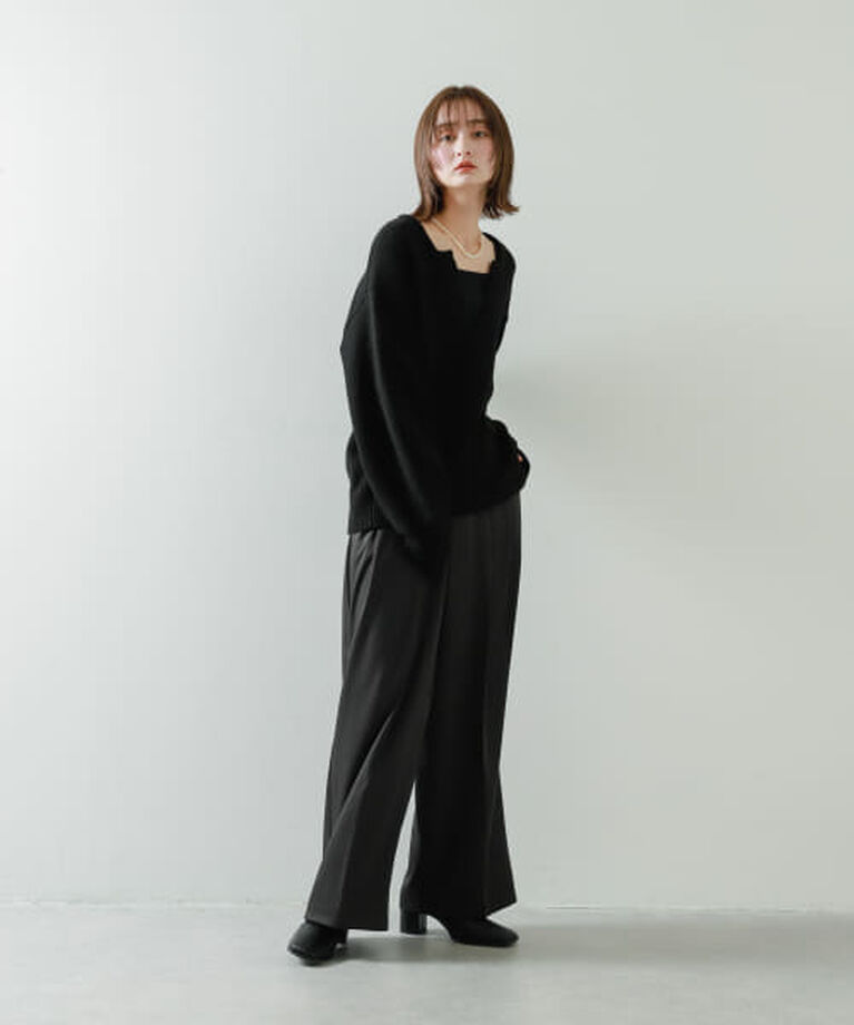 SENSE OF PLACE by URBAN RESEARCH「SENSE OF PLACE キーネックコクーンスリーブセーター」|ニット・セーター|