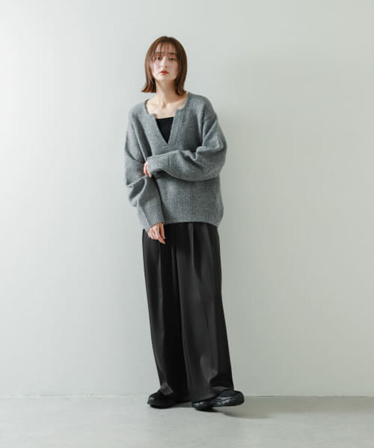 SENSE OF PLACE by URBAN RESEARCH「SENSE OF PLACE キーネックコクーンスリーブセーター」|ニット・セーター|