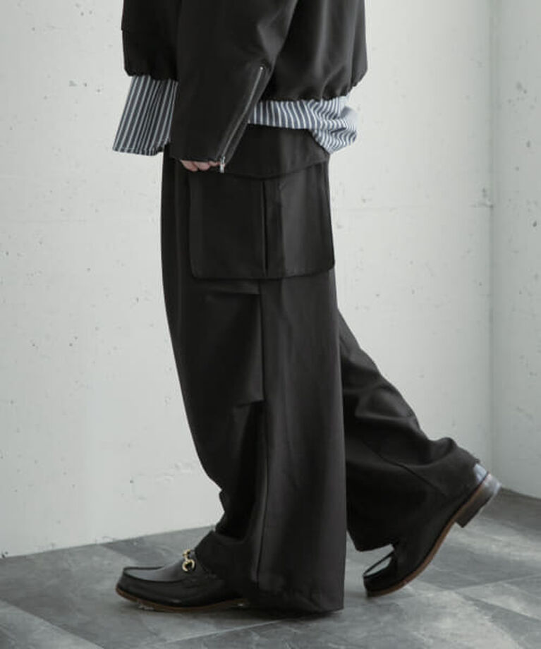 SENSE OF PLACE by URBAN RESEARCH「SENSE OF PLACE 『ユニセックス』『セットアップ対応』ワイドカーゴパンツ」|その他|